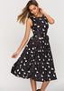 Vestido Midi Godê Rodado Estampado Moda Evangélica