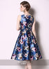 Vestido Midi Estampado Rodado Gode