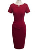 Vestido Peplum Midi na Cintura