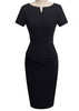 Vestido Peplum Midi na Cintura