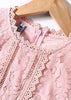 Vestido Midi Renda Rose Evase Festa