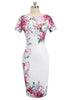 Vestido Tubinho Midi Estampado Floral