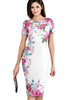 Vestido Tubinho Midi Estampado Floral