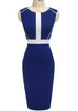 Vestido Midi Tubinho com Recorte na Frente