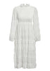 Vestido Branco Midi com Manga