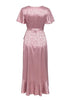 Vestido Envelope Midi com Babado