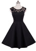 Vestido Midi Godê com Renda